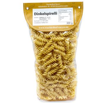 Preview: Meyer’s Wachtelei-Teigwaren Dinkelspirelli 300 g